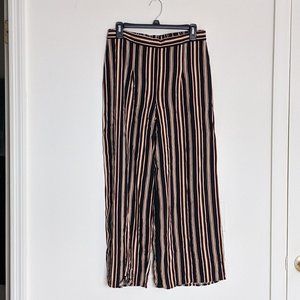 Striped Wide-Leg Pants Kohl's size L